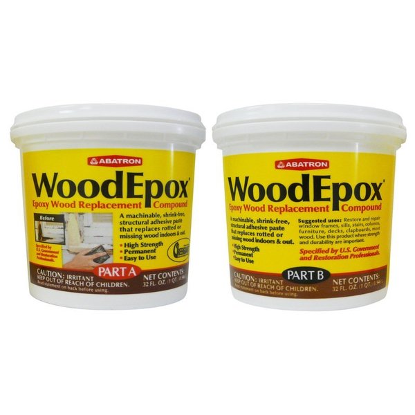 Abatron WoodEpox Beige Epoxy Wood Filler Kit 2 qt WE2QKR
